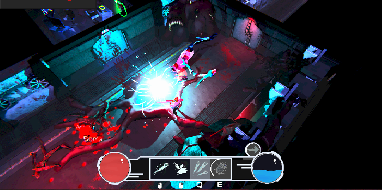 Screenshot of a grenade exploding and killing multiple enemies. Screenshot of a grenade exploding and killing multiple enemies.