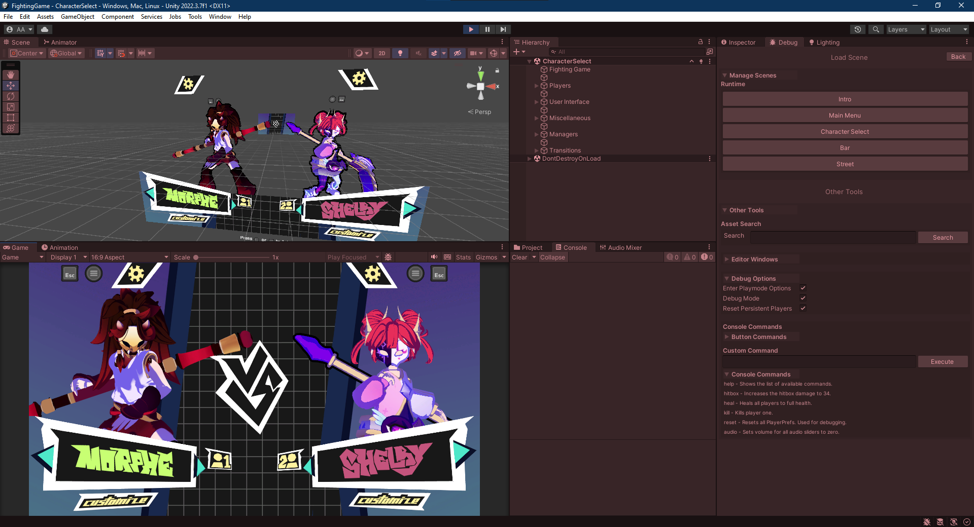 Character Select in Engine (Unity) Character Select in Engine (Unity)
